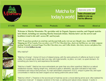 Tablet Screenshot of matchamountains.com